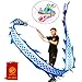 Lightweight Dragon Poi with 3D Dragon Head & Swing Rope Combo for Kids and Beginners, Flowy Dragon Ribbon Streamer Outdoor Fitness Golden Dragon Stage Prop Set (Blue Dragon, 9.8 FT(3M))
