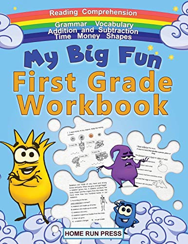 My Big Fun First Grade Workbook: 1St Grade Workbook Math, Language Arts, Science Activities To Support First Grade Skills