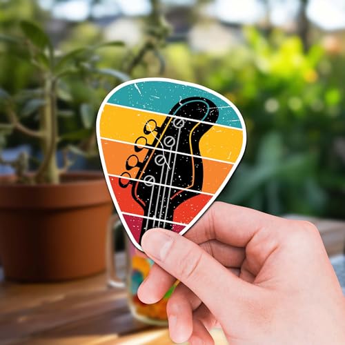 Image of Bass Sticker 8 Pcs (Large Size) Vinyl Stickers Laptop Waterproof Decal for Car Bumper Water Bottle Notebook Luggage Window Party Birthday Decorations - Size 4 Inches