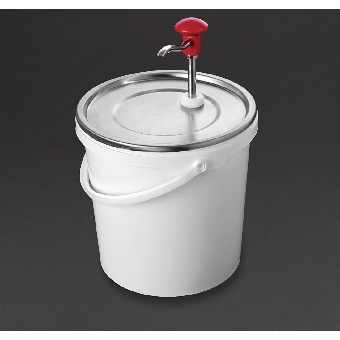 Distributeur de sauce à pompe en inox Schneider 1000 cl haute qualité