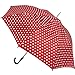 Produktbild alles-meine.de GmbH Automatik - großer - Regenschirm - Punkte - rot & weiß - Ø 104 cm - für Erwachsene & Kinder - Stockschirm - groß mit Griff - Automatikregenschirm - Einklemmsc..