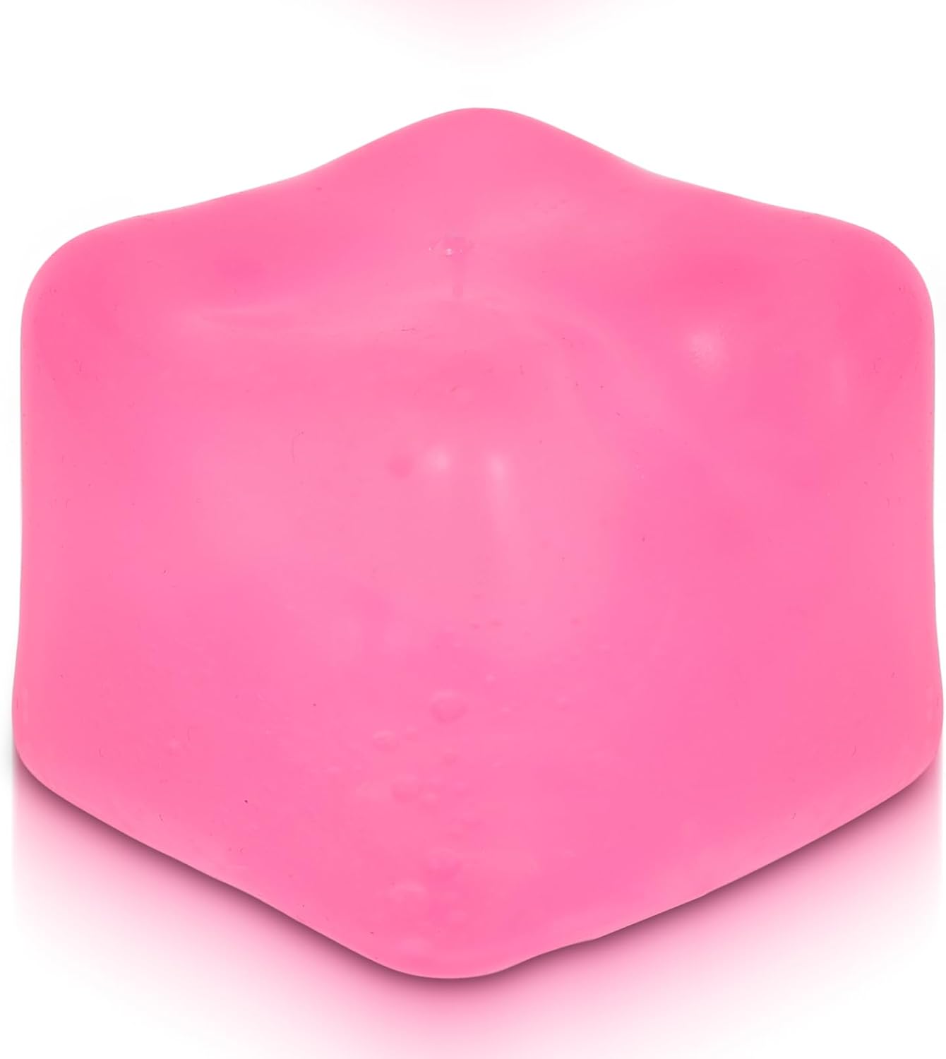 Adult-Size 2.76inch/7cm Stress Cube – Larger Than Mini Squishy Cubes, Slow-Rise Sensory Fidget for Stress Relief, Focus & Light Hand Exercise – Safe for Ages 3+ (Purple)