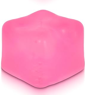 2.76 in Pink Squishy Cube Slow Rising Fidget Toy