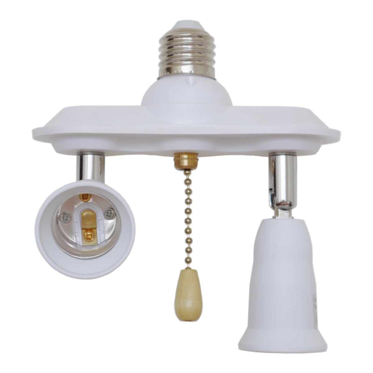 Pull Chain Light Fixture, E26 E27 Pull Chain Light Socket Adapter Converter Splitter 360 Degree Adjustable and 180 Degree Bendable-image-48