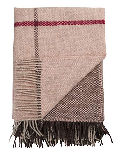 RØROS TWEED - Filos - Wolldecke aus norwegischer Lammwolle - Design von Runa Klock - Deckenmaße: 145 x 220 cm