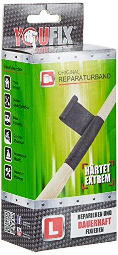 Preisvergleich Produktbild FiberFix Uni Reparaturband Klebeband, Schwarz, S