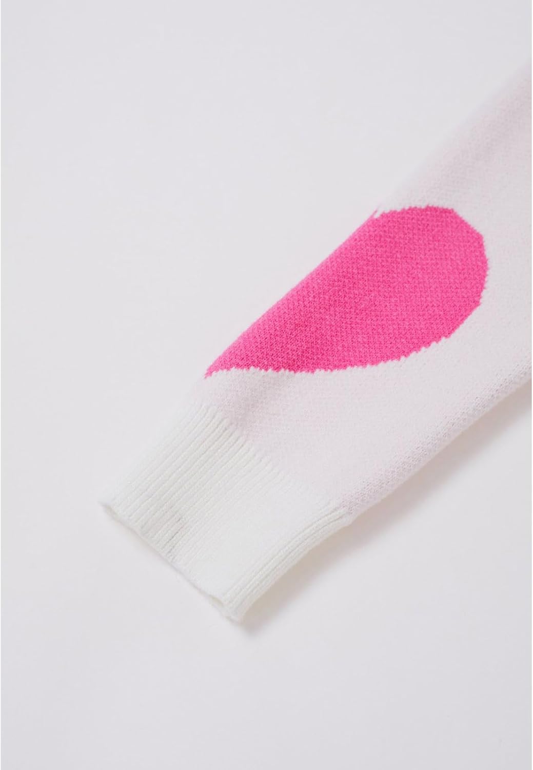 CHICWISH Women Love Hearts Knit Pullover Sweaters Long Sleeve Fall Casual Cute Valentine Holiday Party Casual Knit Top - Image 6