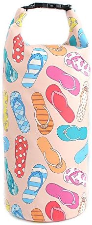 UrbanMover Waterproof Dry Bag Compression Roll Top Sack for Women Girls Fashion Unique Pattern Lightweight 10L Floating Kayaking Boating Rafting Diving Surfing Gym Yoga Swimming Hiking Motorcycle