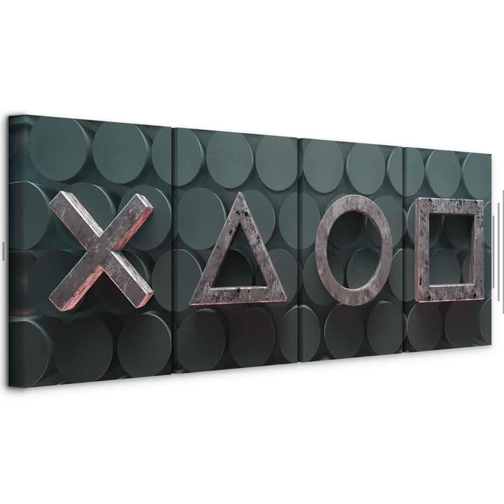 murando - Quadro Acustico pour Gamers Console di gioco schiuma acustica Quadri Moderni Camera da Letto - Stampa su Tela - Pannelli Fonoassorbenti Decorativi - Fonoassorbente Acustiche