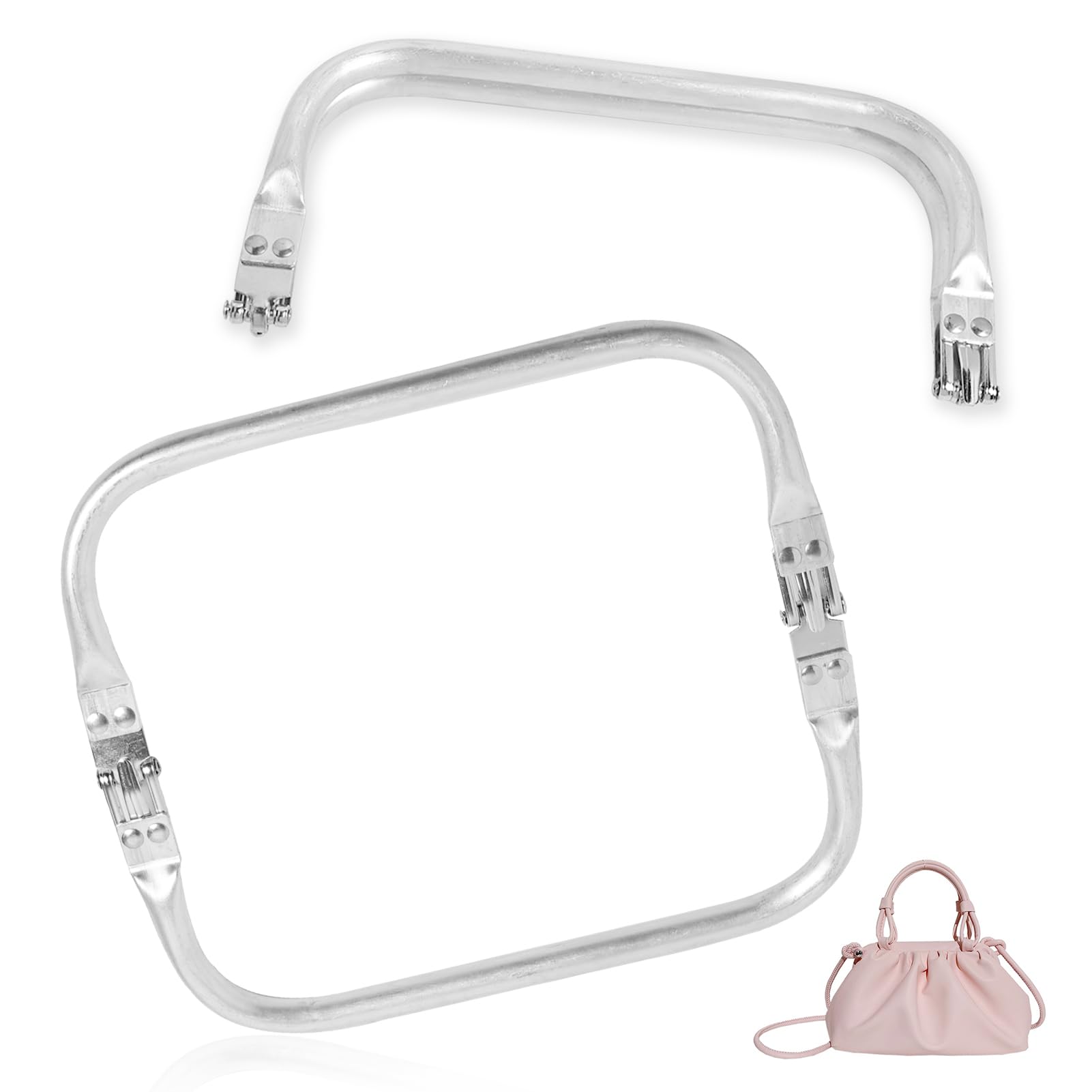 Chiusure Clic Clac Per Borse Fai Da Te - Set 4 Pezzi In Alluminio 19/23cm Per Borse Uncinetto, Clutch E Accessori