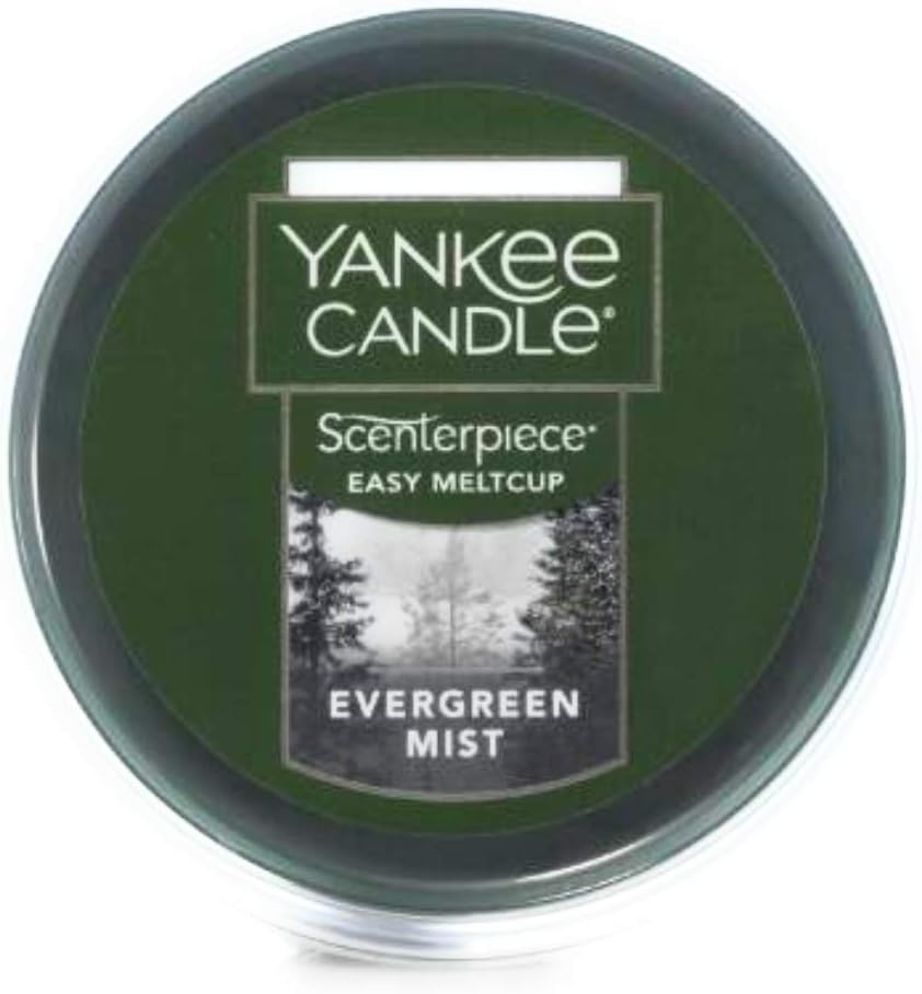 Yankee Candle Evergreen Mist Melt Cup Home & Kitchen