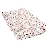 Trend Lab Playful Elephants Deluxe Flannel Changing Pad Cover