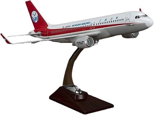 Miniatura 1 de AROZON Modelo de escala de avión 1100 apto para Sichuan Airlines A320 de aleación de avión fundida a presión modelo coleccionable regalo de avión