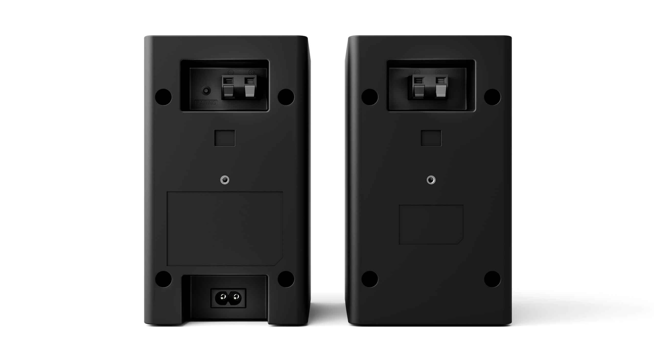 LG SPT8-S Rücklautsprecher-Set, Rücklautsprecher-Set für Soundbars, 100 W Leistung und 2,0 Kanäle, leistungsstarker und Surround-Sound, platzsparendes Design, Schwarz