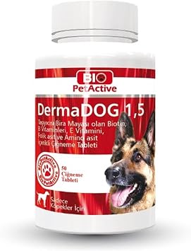Biopetactive Dermadog Dog Vitamin 75 Gr - 50 Tablets