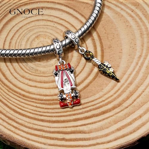 Image of GNOCE Japanese Charm Bead Silver Blend Pendant Dangle Charms fit Bracelet Jewelry Gift for Women