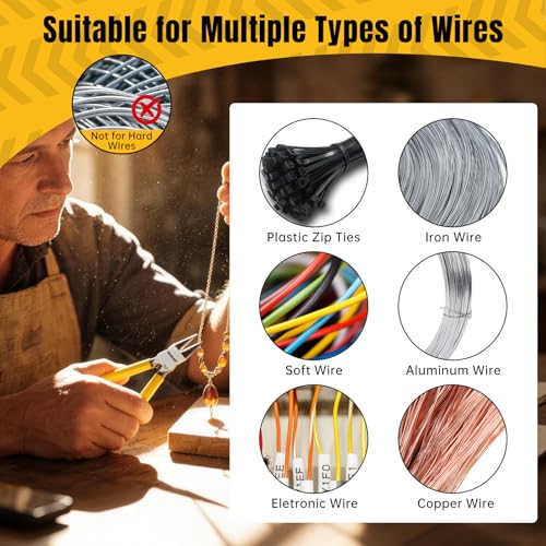 Miniatura 4 de Boosden 2 Piezas Alicates De Corte Pequeños, Alicates De 6 Pulgadas Para Cortar Alambre, Corta Alambre Con Resorte, Alicates Precisión Para Manualidades Flores Artificiales Joyería