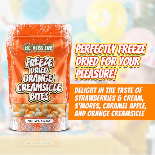Caramel Apple Bites Freeze Dried Fruit Candy from TikTok, ASMR Crunchy Candy, Sweet and Sour Kids Snacks, Unique Novelty Snack for Kids 1.5 OZ