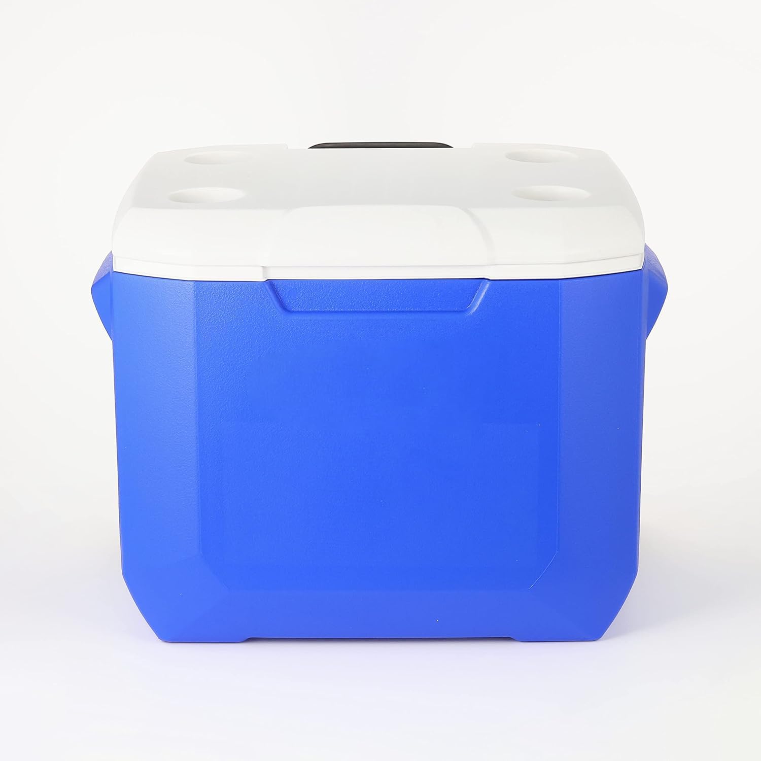 クーラーボックス ホイールクーラー 容量約56L ブルー/ホワイト 保冷力約3日 大容量 キャリー キャンプ アウトドア 釣り 部活