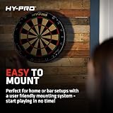 Hy-Pro Apex Professional Dart Board – Indoor & Outdoor Dartboard With Precision Blade Wire, Grade A Sisal & Mounting - Great for Easy Dart Board Set Up & Darts Practice for Indoor or Outdoor Use - Image 5
