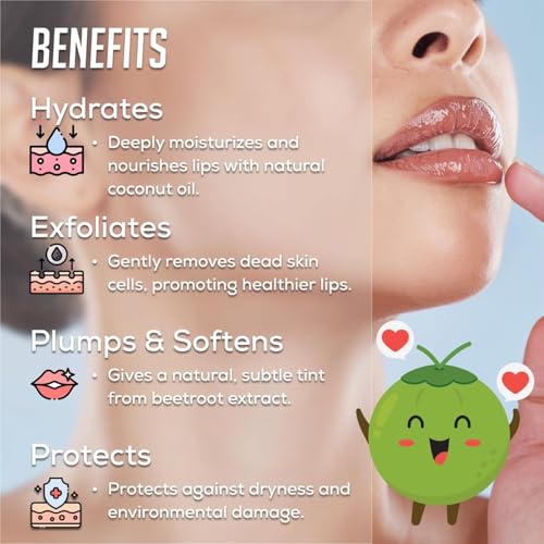 Image of Bee & Beauty Moisturizing Lip Serum Roll On Combo - 5ml Each | With Natural Flavours | Nourishes, Hydrates and Gently Exfoliates | For Men and Women | Natural Pink Lip Roll On For Daily Lip Care