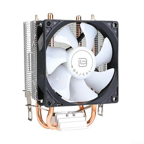 Enfriador de CPU RGB de alto rendimiento para procesadores Intel y AMD, disipación eficiente del calor (negro)