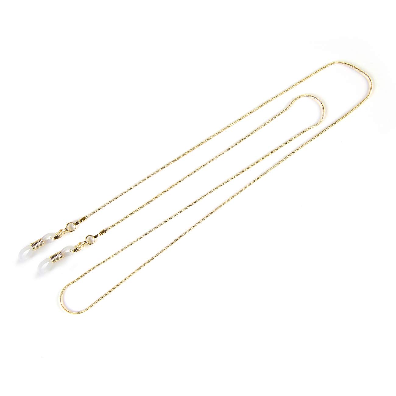 Eli-time Cadenas para anteojos de mujer - Cadenas para gafas de sol de metal Cadenas/Cordones para gafas para múltiples aplicaciones, Negro，Plateado，Oro， Oro Rosa