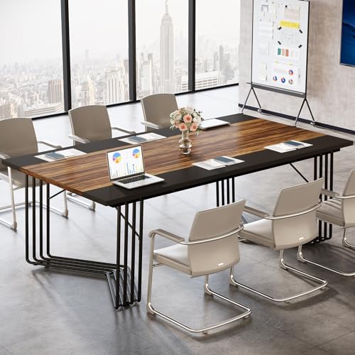image for Tribesigns 78.74-Inch Conference Table, 6.56 ft 2 Person Desk Home Off