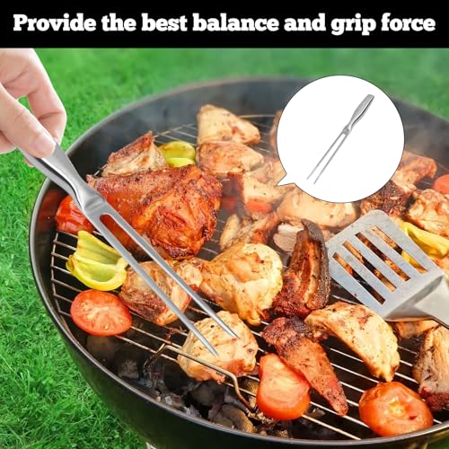 Top-Quality Stainless Steel Meat Carving Fork, Ergonomic BBQ Fork for Roasting, Turkey, Dinner Gatherings, Slicing & Serving, Dishwasher Safe, Kitchen & Grill Essential - Image 6