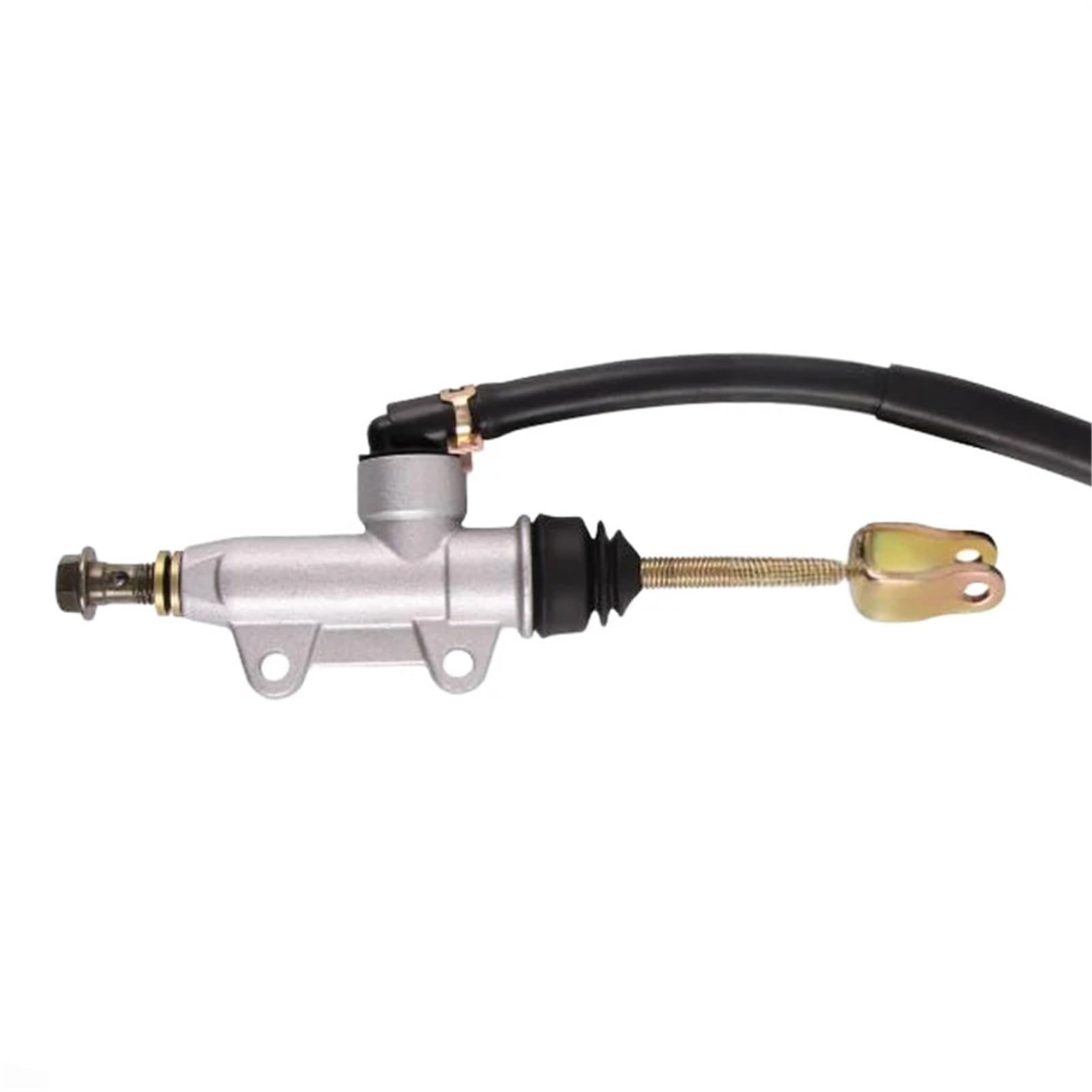 Ztawwcj Silver Motorcycle Rear Brake Pump Fit For 50Cc 70Cc 90Cc 110Cc 125Cc Off-Road Motorcycle Dirt Bike Rear Brake Pump(Silver)