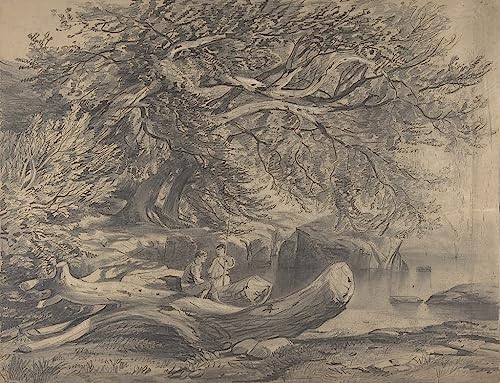 Deux hommes au repos Alexandre Calame poster mur vide 58x90