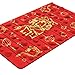 shamjina Foot Massage Mats Walking Toe Plate Foldable EVA Reflexology Foot Pad Acupressure Mat for Feet for Living Room Bathroom Office, Red