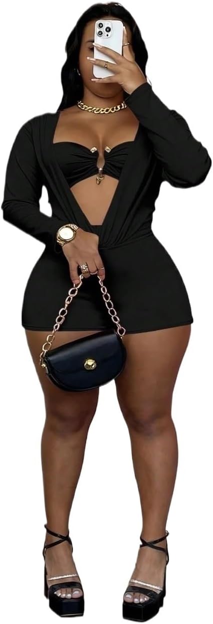 Rompers for Women Summer 2026 Plus Size Jumpsuit, Slim Fit