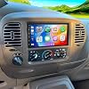 7" Double Din Car Radio Stereo Upgrade for 1998-2002 Ford Expedition Touch Screen Head Unit Car Stereo Android 13 with Wireless & Wired Carplay Android Auto GPS Navigation/SWC/Camera+MIC,2+32G