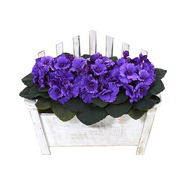 Artificial African Violets Silk Flower Arrangements