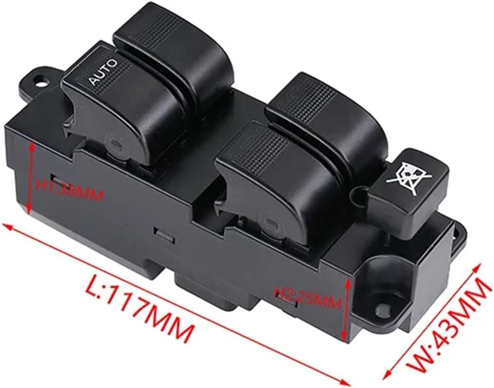 Front Left Driver Side Electric Power Window Switch Compatible with Mazda BT50 2013-2016 Compatible with Ranger 2012-2015 AB3914540BB AB39-14540-BB