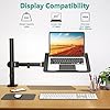 WALI-Laptop-Tray-Desk-Mount WALI Laptop Tray Desk Mount