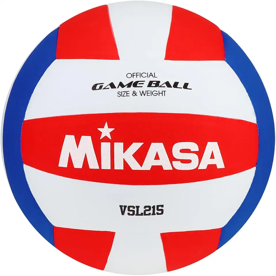 Mikasa Competitive Class Volleyball (Red/White/Blue)