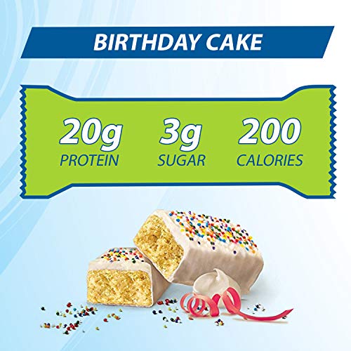 Pure Protein Bars, High Protein, Nutritious Snacks To Support Energy, Low Sugar, Gluten Free, Birthday Cake, 1.76 Ounce (Pack Of 6) #TOP2