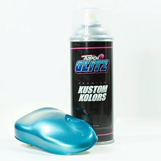Caribbean Blue Spray Can Paint, 12oz | High-Gloss Polyurethane Automotive Paint | Professional-Grade Basecoat for Cars, Motorcycles & More