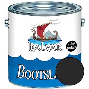 Halvar 2-K MATT jachtlak wit/grijs/zwart RAL 9001-9018 bootlak voor GFK/polyester/kunststof 2-componenten lak incl…