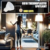 V-TAC 10 żarówek LED GU10-4,5W (odpowiednik 35W) - 400 lumenów - GU10 reflektor LED zapewniający maksymalną wydajność i oszczędność energii - Zimna biel 6500K