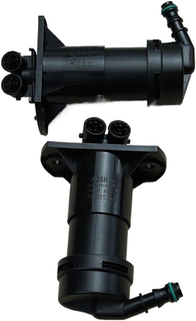 ​4F0955101 4F0955102 Front Bumper Headlight Washer Lift Cylinder Spray Nozzle Compatible with A6 A6L 2005-2008 Car Accessories(Left and Right)