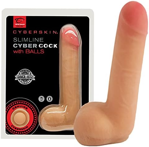 CyberSkin Penis with Balls, Slimline