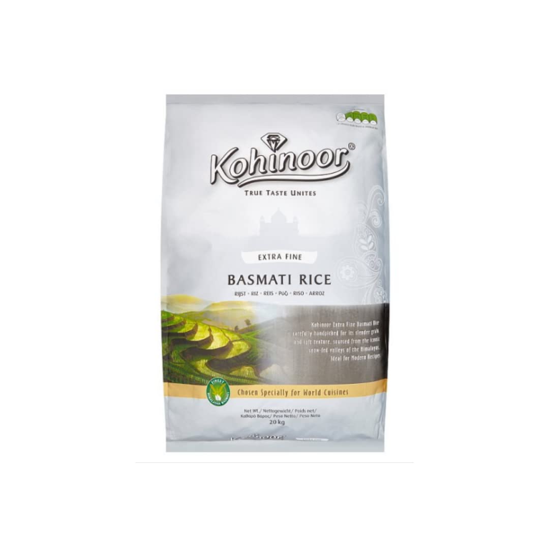 Buy Kohinoor Extra Fine Basmati Rice 20kg Online at desertcartUAE