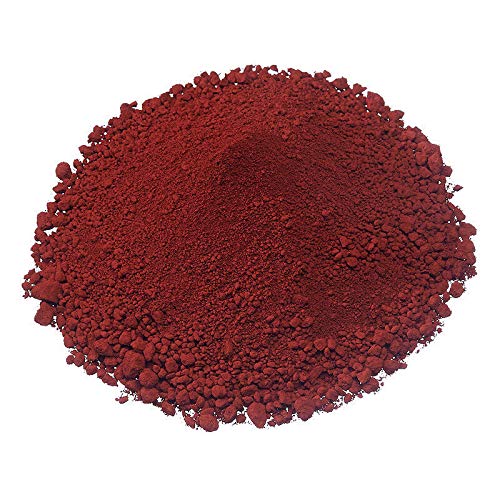 Natural Red Earth Paint Pigment Powder For Mixing with Resins & Varnish Wood Oil (500g)