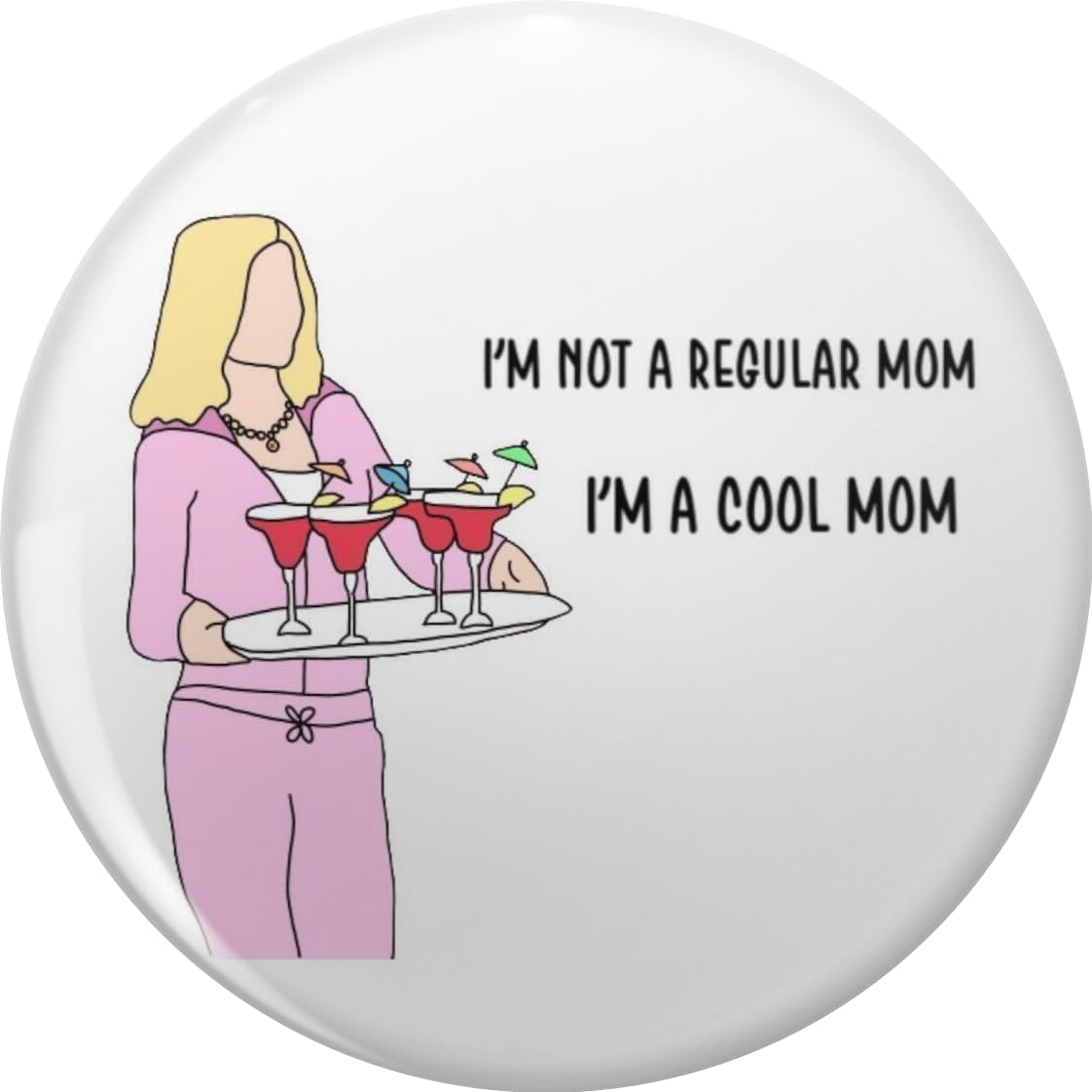 Im a Cool Mom Pin Lapel Pin Cute Brooch Pins Badges 0.75"