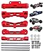 RCMYou Alloy Arm Suspension Mount Upgrades Part for Arrma 1/8 Karton 6s,Outcast 6s,Typhon 6s / 1/7 Felony 6s,Infraction 6s,Aluminum Front Lower/Front Upper/Rear Lower Arm Suspension Mount,Red