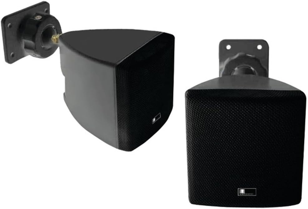 PURE ACOUSTICS HT770 BL Mini Cube Speaker with Wall Bracket (Black)