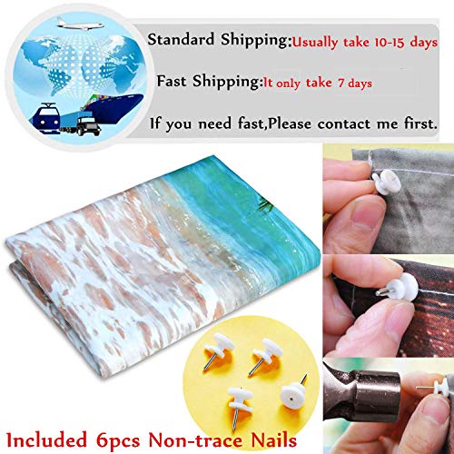 Tapeçaria de parede para pendurar folhas verdes de aquarela LB, plantas naturais, folhas botânicas,